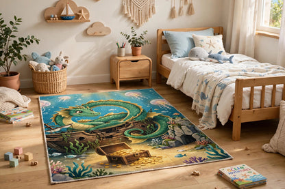 Guardian of the Reef — Rug — lifestyle photo