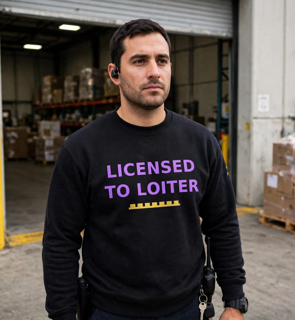 Licensed To Loiter — Sweatshirt — lifestyle photo