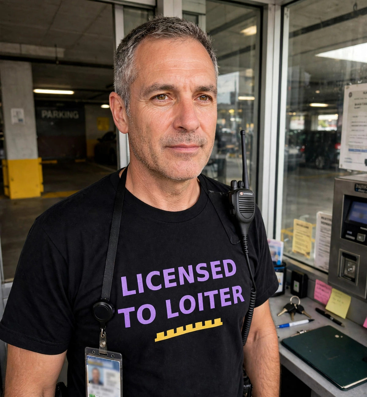 Licensed To Loiter — T-Shirt — lifestyle photo