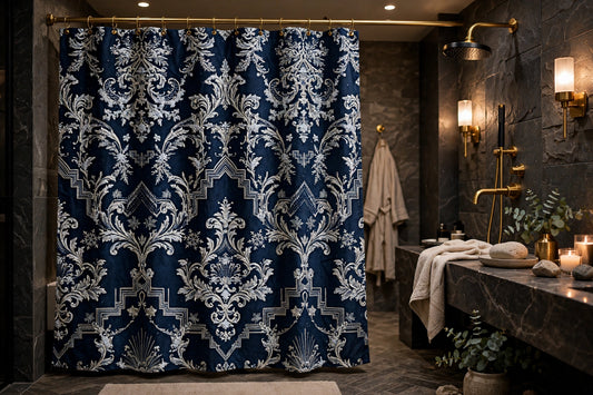Night Watch Shower Curtain — Winter Palace — front view