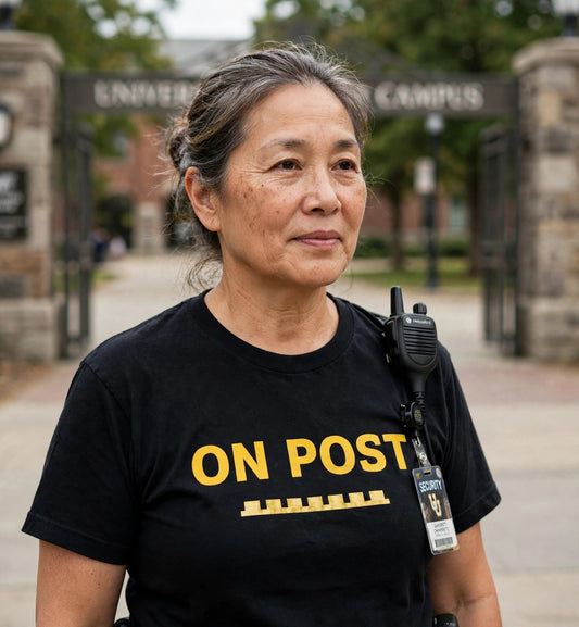 On Post — T-Shirt — lifestyle photo