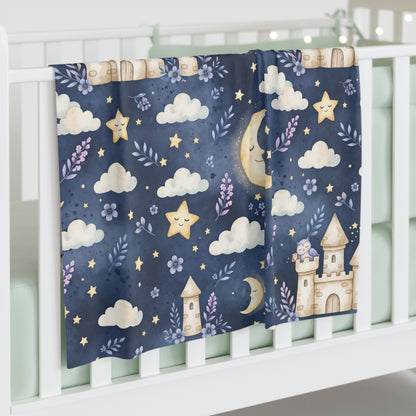 Sleepy Castle — Baby Swaddle Blanket — alternate view 2