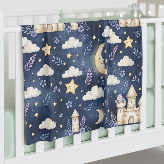 Sleepy Castle — Baby Swaddle Blanket — alternate view 2