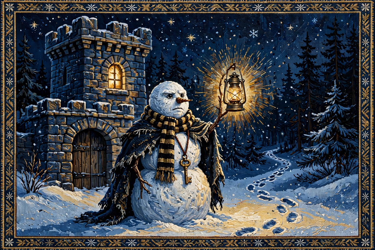 The Snowman Watchman — Museum Canvas