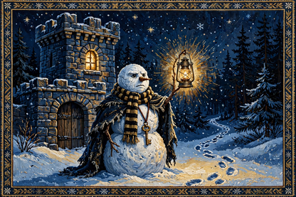 The Snowman Watchman — Museum Canvas