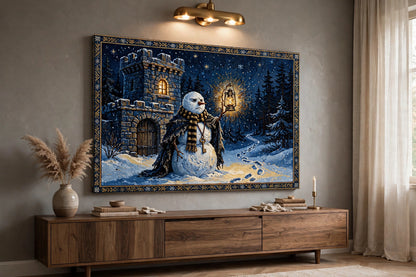 The Snowman Watchman — Museum Canvas