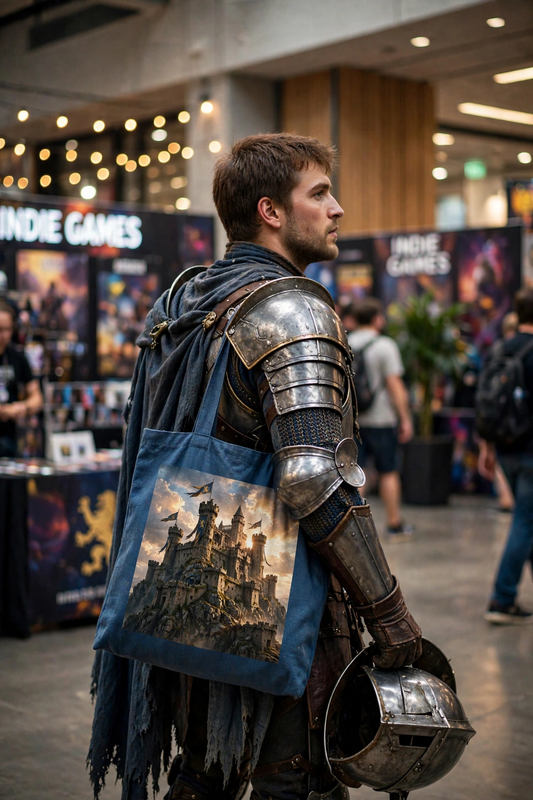 Stronghold Tote carried at a gaming convention