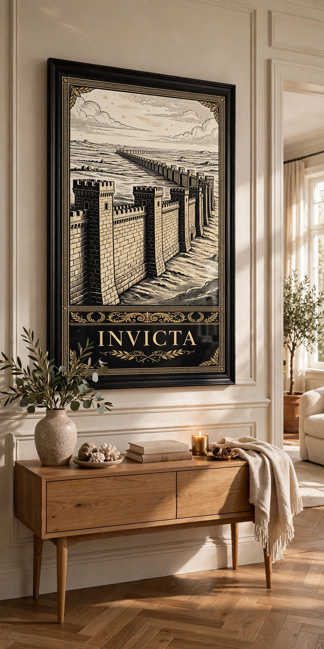 Invicta framed print