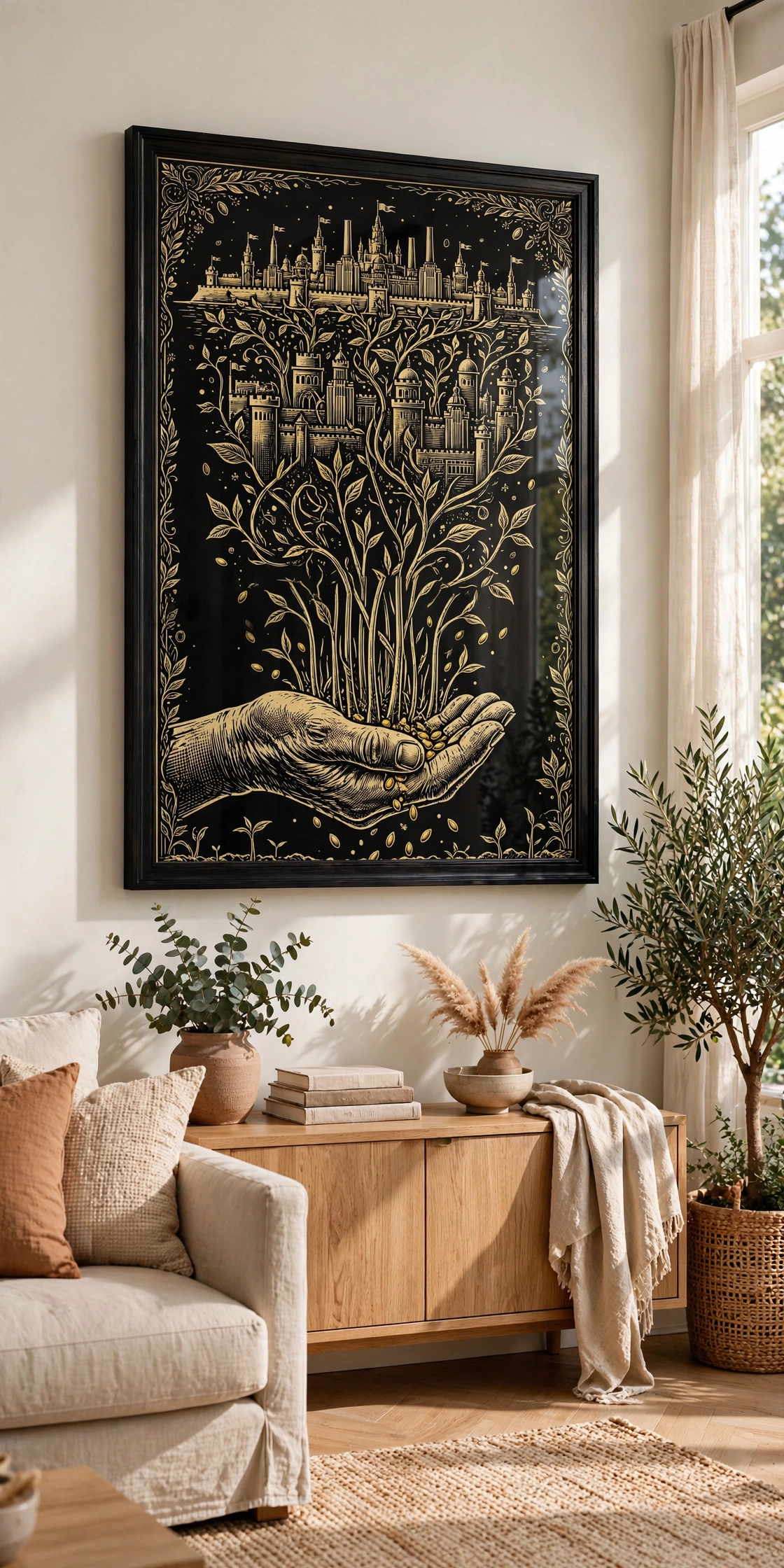 Firstseed framed print