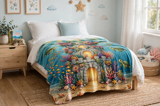 The Sunken Fortress — Blanket — lifestyle photo
