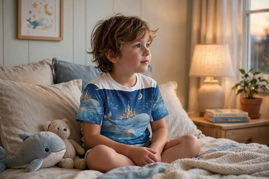 The Whale's Lullaby — All-Over Print Tee — lifestyle photo