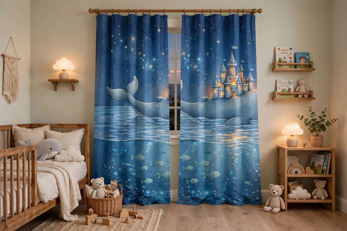 The Whale's Lullaby — Curtains — lifestyle photo