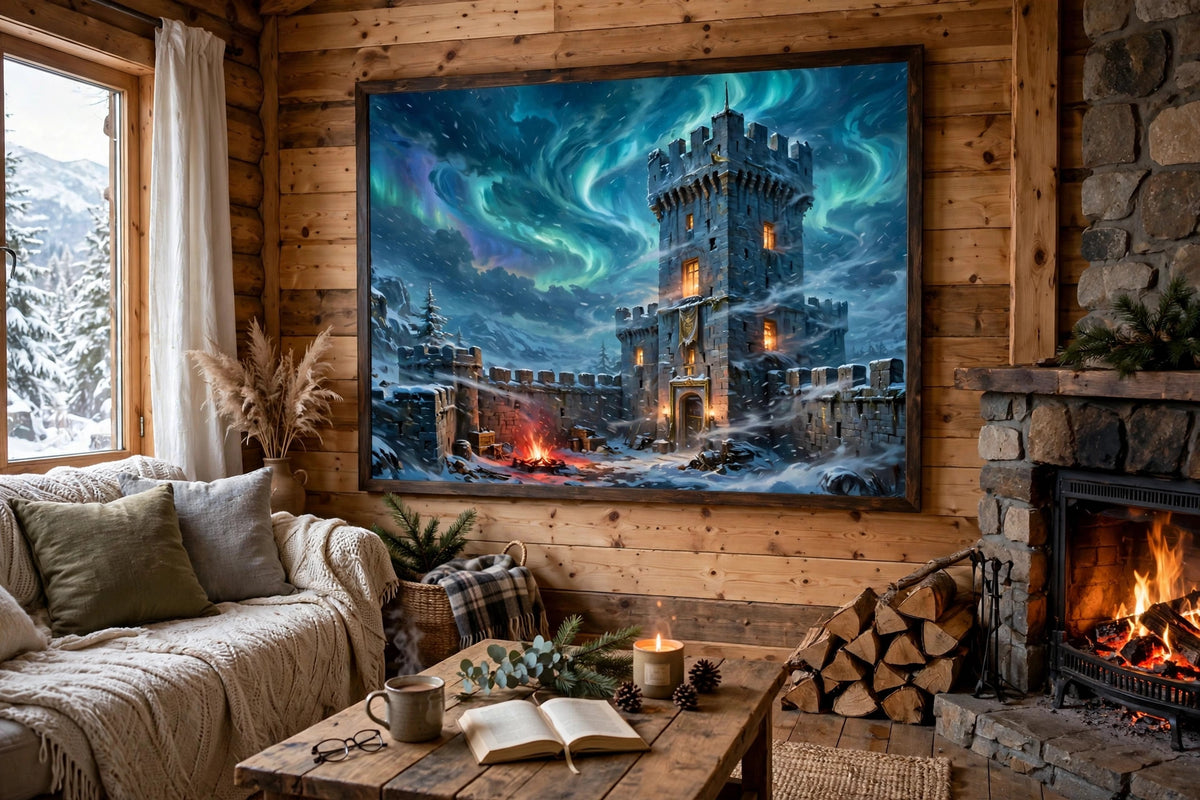 Winter 2026 — Framed Print (Blizzard Fortress) — lifestyle photo