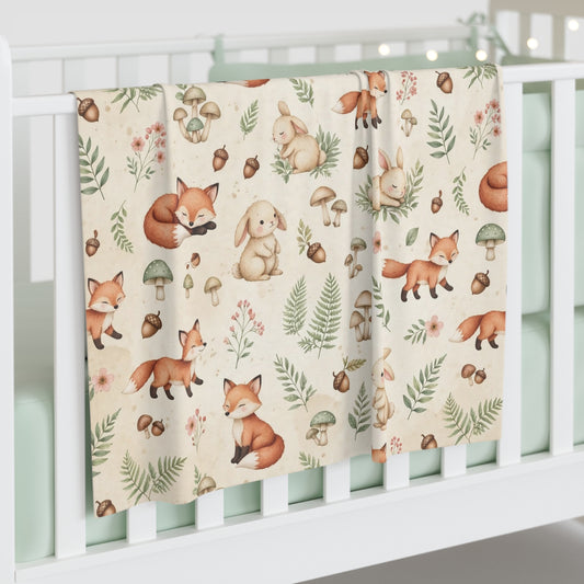 Woodland — Baby Swaddle Blanket — alternate view 3