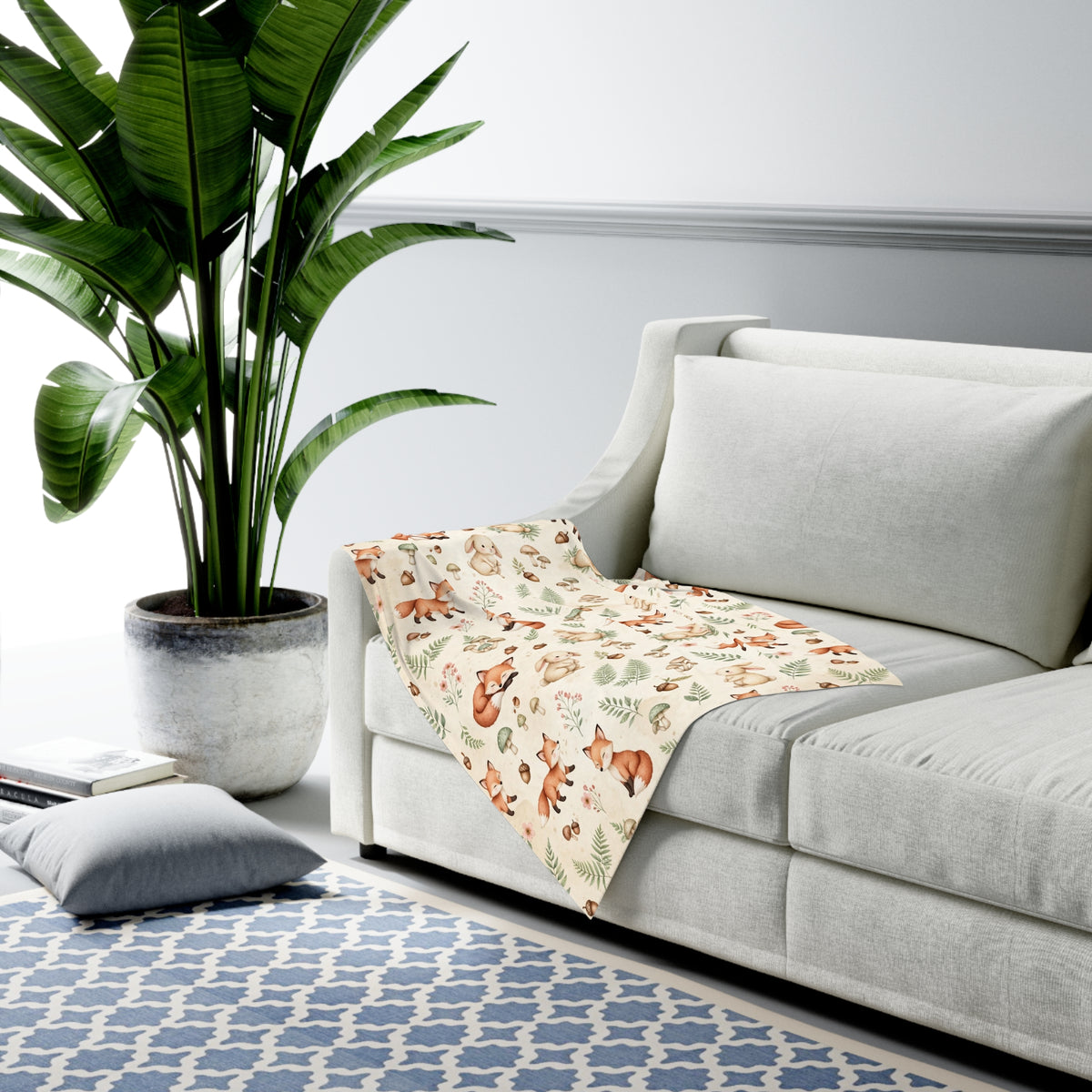 Woodland — Baby Swaddle Blanket — alternate view 4